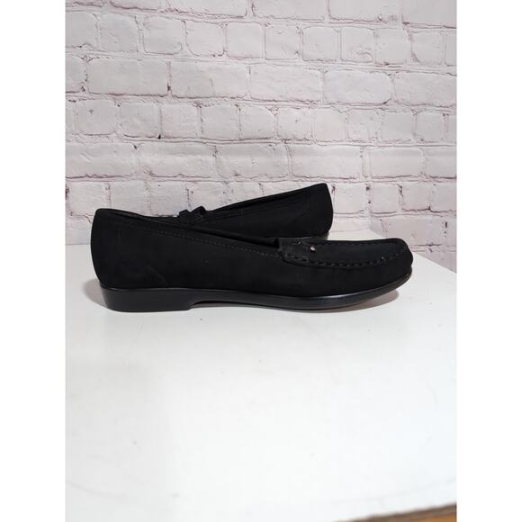 SAS Metro Horse Bit Loafer Women Size 10 Narrow Black Suede Leather MSRP $188.95 - Picture 8 of 12